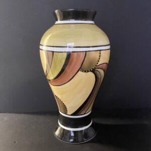 Deco swirls vase