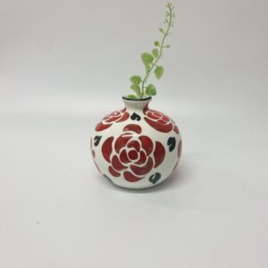 Deco rose small vase