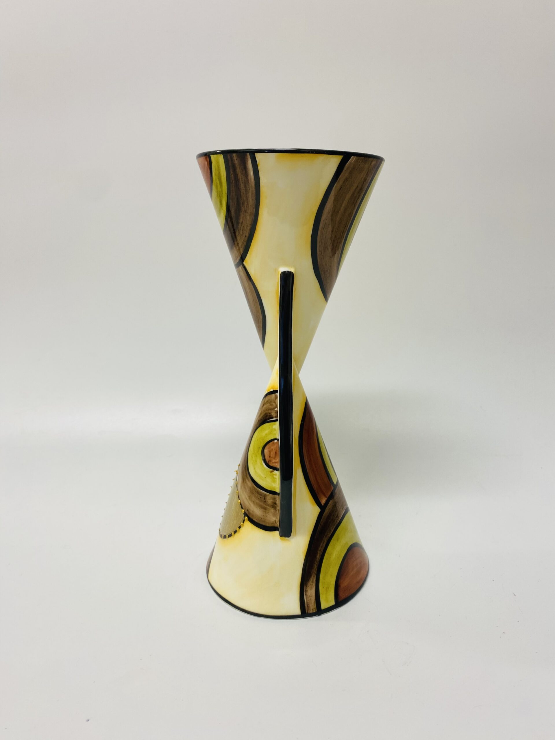 Deco swirls yo-yo vase - Image 4