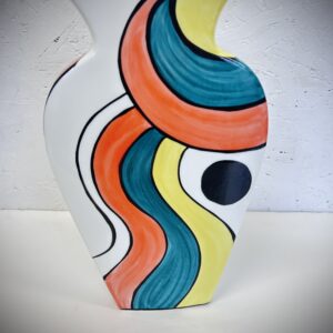 One of a kind abstract vase