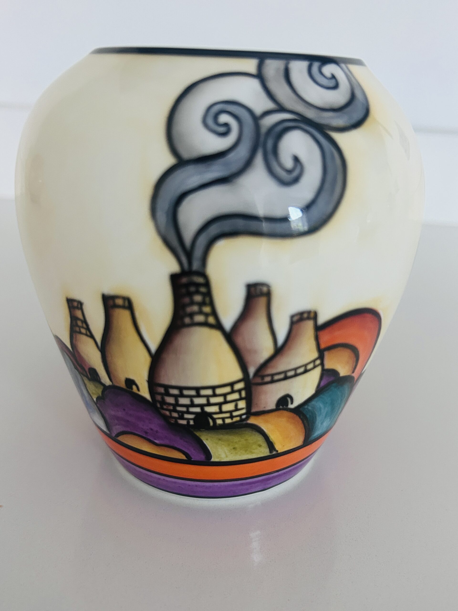 Valley of the kilns one of a kind vase