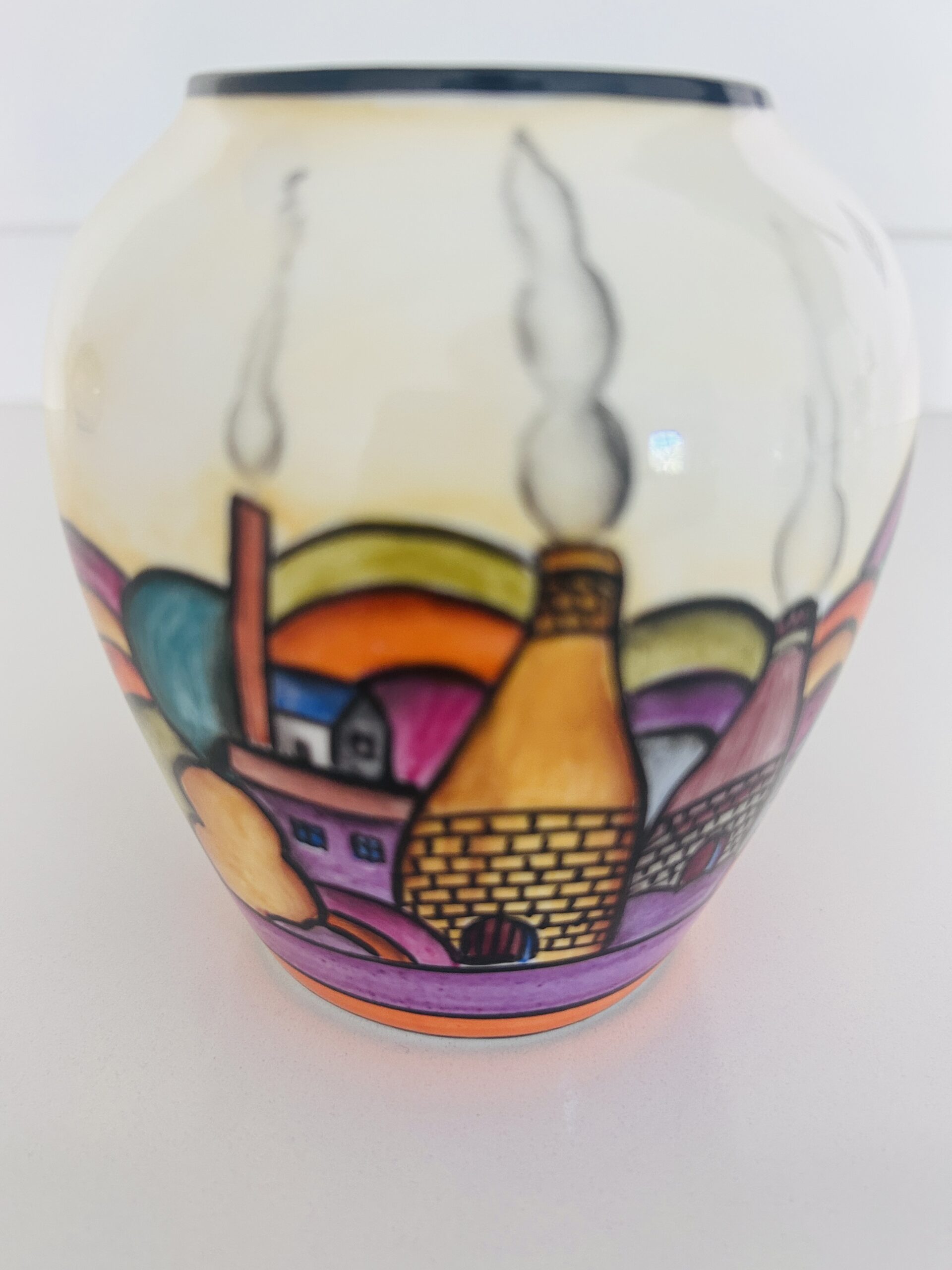 Valley of the kilns one of a kind vase